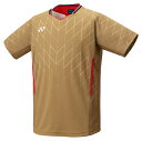 YONEX ヨネックス ジュニアゲームシャツ ゴールド J120 10698J 16 | スポーツ スポーツウェア 競技 テニス 軟式 硬式 バトミントン ウェ...