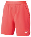 YONEX ヨネックス ユニハーフパンツ コーラルレッド O 15194 475 | スポーツ スポーツウェア 競技 テニス 軟式 硬式 バトミントン ウェア ...