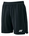 YONEX ヨネックス メンズニットハーフパンツ ブラック XO 15202 7 | スポーツ スポーツウェア 競技 テニス 軟式 硬式 バトミントン ウェア ...