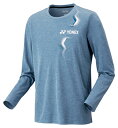 YONEX ヨネックス ユニロングスリーブTシャツ フェルトブルー L 16807 590 | スポーツ スポーツウェア 競技 テニス 軟式 硬式 バトミントン...