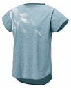 YONEX ヨネックス ウィメンズドライTシャツ フェルトブルー L 16811 590 | スポーツ スポーツウェア 競技 テニス 軟式 硬式 バトミントン ウェア シャツ 半袖 UVカット 吸汗 速乾 クール 制電 ストレッチ ゲームウェア ユニフォーム レディース 女性(4)