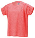 YONEX ヨネックス ウィメンズドライTシャツ パールレッド M 16816 321 | スポーツ スポーツウェア 競技 テニス 軟式 硬式 バトミントン ウェア シャツ 半袖 UVカット 吸汗 速乾 クール 制電 ストレッチ ゲームウェア ユニフォーム レディース 女性