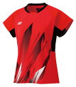 YONEX ヨネックス ウィメンズゲームシャツ サンセットレッド S 20885 496 | スポーツ スポーツウェア 競技 テニス 軟式 硬式 バトミントン ...