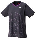 YONEX ヨネックス ウィメンズゲームシャツ アイアングレー S 20888 405 | スポーツ スポーツウェア 競技 テニス 軟式 硬式 バトミントン ウェア シャツ 半袖 UVカット 吸汗 速乾 クール 制電 ストレッチ ゲームウェア ユニフォーム レディース 女性(4)