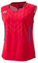 YONEX ヨネックス ウィメンズゲームシャツ ノースリーブ ジャパンレッド M 20916Y 364 | スポーツ スポーツウェア 競技 テニス 軟式 硬式 ...