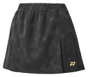 YONEX ヨネックス ウィメンズスカート ブラック XO 26174 7 | スポーツ スポーツウェア 競技 テニス 軟式 硬式 バトミントン ウェア 短パン スコート UVカット 吸汗 速乾 クール 制電 ストレッチ ゲームウェア ユニフォーム レディース 女性(4)