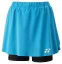 YONEX ヨネックス ウィメンズスカート インナースパッツツキ セルリアンブルー XO 26181 449 | スポーツ スポーツウェア 競技 テニス 軟式 ...