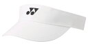 YONEX ヨネックス ウィメンズサンバイザー ホワイト 40113 11 | スポーツ スポーツウェア 競技 テニス 軟式 硬式 バイザー 日除け 熱中症対策 日焼け防止 帽子 UVカット ファッション カジュアル レディース 女性 ユニセックス 男女兼用 アクセサリー