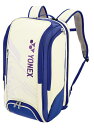 YONEX ヨネックス バックパック ホワイト/ディープブルー BAG2548Y 741 | スポーツ 競技 テニス 軟式 硬式 バトミントン バッグ ケース ...