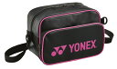 YONEX ヨネックス ショルダーバッグ ブラック/ピンク BAG25SB 181 | スポーツ 競技 テニス 軟式 硬式 バトミントン ケース 収納 便利 バ...