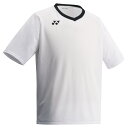 YONEX ヨネックス ジュニアプラクティスTシャツ ホワイト J150 FW1006J 011 | スポーツウェア ゲームシャツ プロスタイル Tシャツ 半袖 UVカット 吸汗速乾 制電 ポリエステル100% テニス サッカー ゲーム 練習 試合 ユニセックス ジュニア キッズ スポーツ(4)
