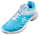 YONEX ヨネックス パワークッションカスケードアクセルスリム サックス/ホワイト 24 SHBCA1S 633 | スポーツ 競技 テニス 軟式 硬式 バトミントン 靴 シューズ 安定性 軽量 パワークッション 部活 練習 トレーニング ユニセックス 男女兼用 メンズ レディース