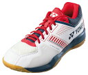 YONEX ヨネックス パワークッションストライダーフロー ホワイト/ネイビー/レッド 26.5 SHBSF1 784 | バドミントン バド シューズ 靴 フ...