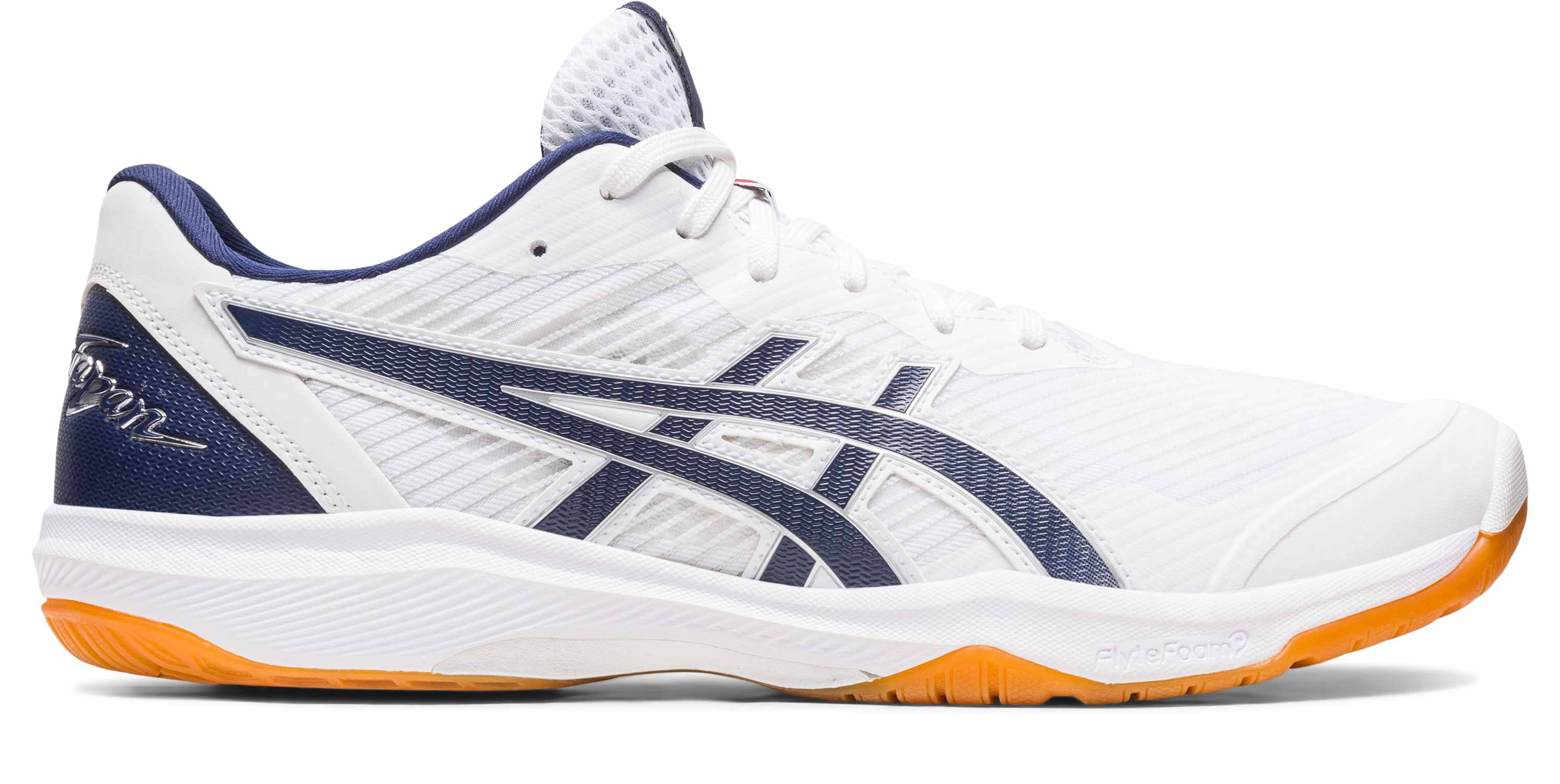 asics アシックス ROTE JAPAN LYTE FF 3 ホワイトX紺 25.5 1053A054 101 | スポーツ アウトドア スポーツ用品 グッズ 運動 バレーボール 靴 シューズ 男女兼用 アシックス asics ホワイト 紺 ネイビー 25.5cm 軽量 反発性 おすすめ 人気 おしゃれ プレゼント