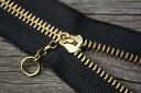 【1本売り】Vintage ブラス チェーンジッパー #5 brass chain zipper アメリカ製 Made in USA