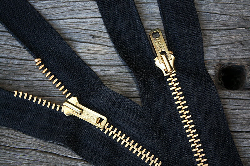 【2本セット】Vintage Black #5 Stick 9インチ　オリジナル TALON Zipper