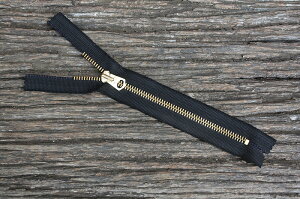 Vintage タロン ジッパー Oval Black 7&9in #5 扇形TALON Zipper