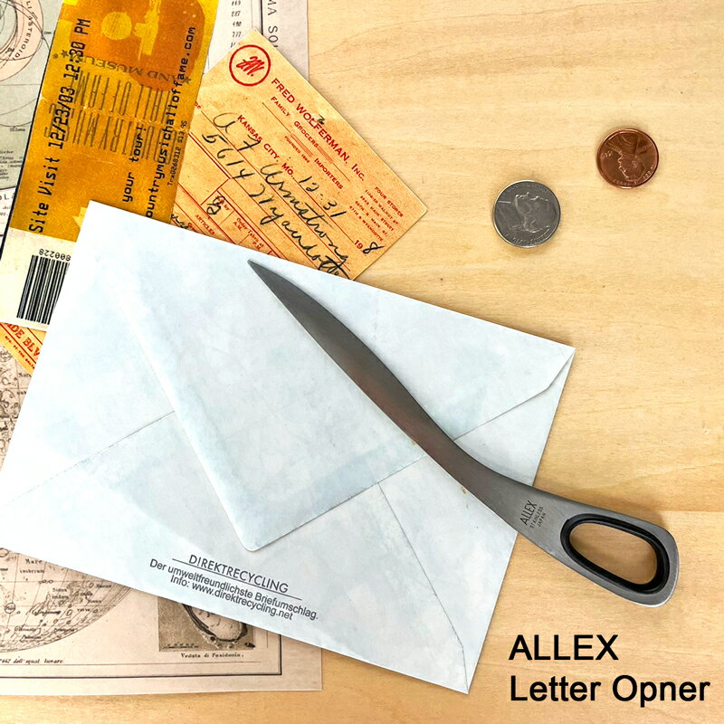 ペーパーナイフ ALLEX アレックス シンプル おしゃれ シルバー ステンレス 日本製 レターオープナー