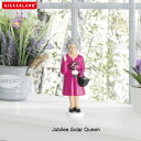 ソーラークイーン ソーラークイーン ジュビリー エリザベス女王 キッカーランド Kikkerland パープル インテリア 雑貨 Solar Queen Jubilee ソーラー電池