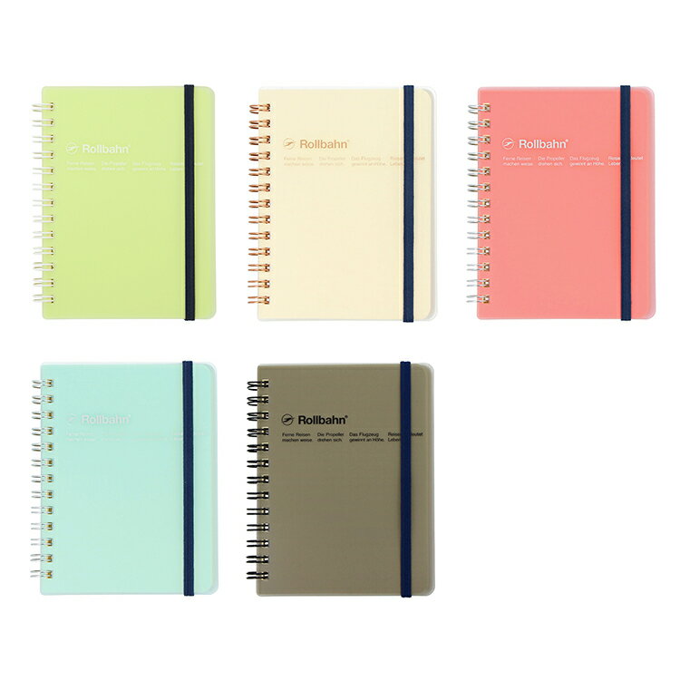 ロルバーン ノート M ポケット付 メモ m クリア シンプル リング 方眼 おしゃれ デザイン かわいい 学生 仕事 デルフォニックス DELFONICS R...