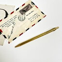 【P5倍!】PICUS ボールペン BRASS RETRACTABLE PEN SOLID BRASS Ver.2 真鍮 無垢 ブラス 日本製 シンプル おしゃ...
