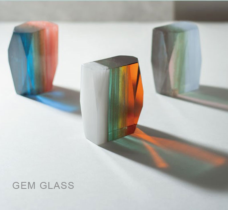 amabro GEM GLASS ガラス オブジェ ペーパーウェイト カラーセラピー アマブロ ジェムガラス インテリア
