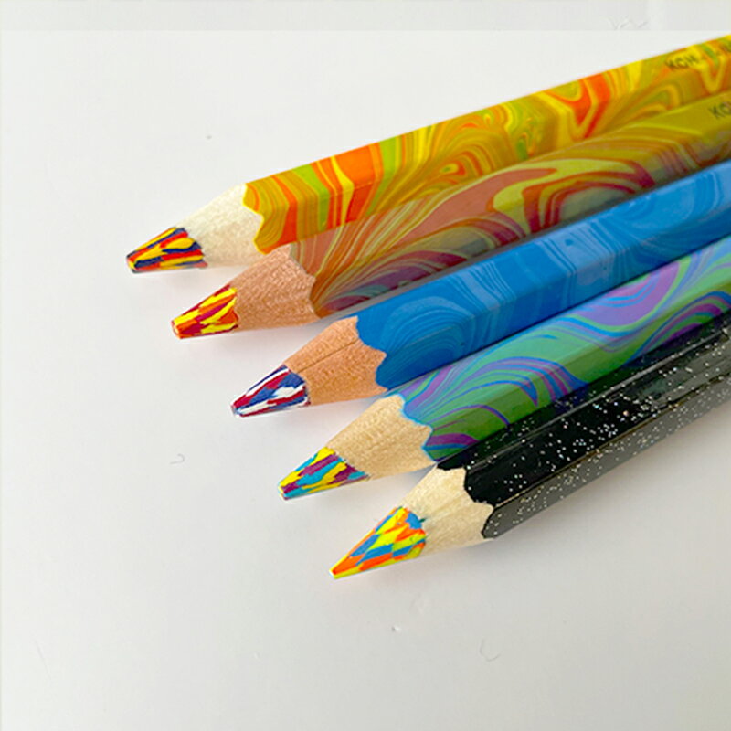 コヒノール マジック 太軸色鉛筆 KOH-I-NOOR MAGIC カラフル 3色ミックス かわいい おしゃれ デザイン 【メール便】 desklabo-10000219 文具 雑貨 DESK LABO下北沢 サンプル画像3