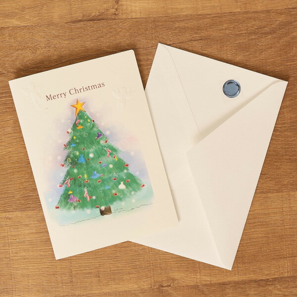 クリスマスカード【milk tea】メッセージカード　封筒　くるみ割り人形