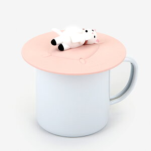 カップカバー Silicone mug lid 05 Lazy cat／デイリーライク Dailylike かわいい おしゃれ マグカップカバー コップカバー コップのふた コップの蓋 シリコン 110×32mm　レイジーキャット グッズ 猫 ブランド ネコ 雑貨 韓国【宅無】