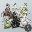 コンパクト巾着エコバッグ String Bag 03 Sサイズ／デイリーライク Dailylike 母の日ギフト 巾着バッグ おしゃれ 2way かわいい レディース 折りたたみ ショッピングバッグ 小さめ マチなし 花柄 動物 熊 クマ くま 犬 イヌ いぬ 韓国