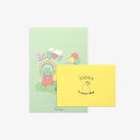 レターセット Daily Letter(Jelly bear) - 05 Happy day/デイリーライク Dailylike【メール便対応】母の日ギフト 便...