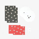 レターセット SHAPE LETTER - 01 Downy bichon/デイリーライク Dailylike【メール便対応】韓国 韓国文具 母の日ギフト 便箋...