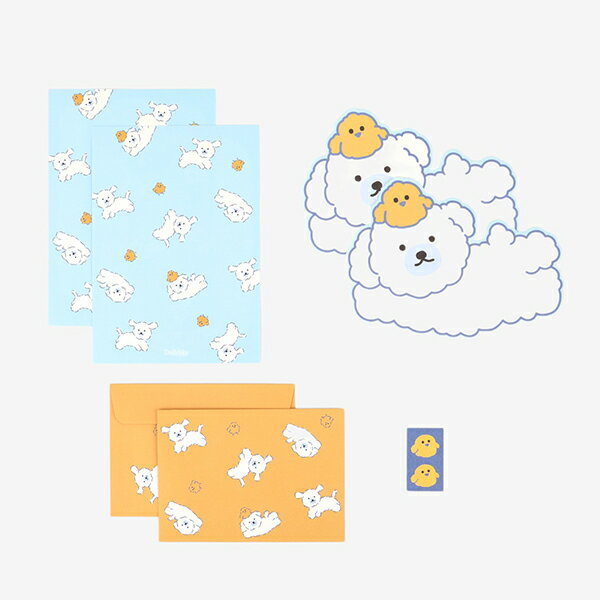 【346円★12/3 12:59迄】レターセット SHAPE LETTER - 02 Dalrae/デイリーライク Dailylike【メール便対応】韓国 韓国...