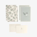 レターセット Daily Letter - 21 Greenish Garden/デイリーライク Dailylike【メール便対応】母の日ギフト 便箋 封筒 手...