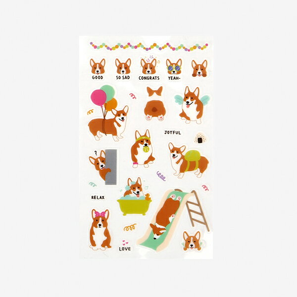  Daily Sticker 55 Welsh Corgi 롿ǥ꡼饤 Dailylikeڥ᡼б 襤  ƥå åԥ ץ쥼 塼   Х󥿥 顼 륷女å  ڹ