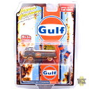 JOHNNY LIGHTNING 1/64 MiJo EXCLUSIVE - 1965 VOLKSWAGEN TYPE2 TRANSPORTER GULF W/2 GULF BARRELS (WHITE LIGHTNING) MiJo 限定 - 1965 フォルクスワーゲン・タイプ2 トランスポーター ガルフ ウィズ 2 ガルフ・バレル (ホワイトライトニング)