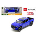MiJo EXCLUSIVE 1/24 - 2023 TOYOTA TUNDRA (BLUE) MiJo 限定 1/24 -2023 トヨタ・タンドラ (ブルー)ボンネット、ドア、テールゲート開閉可能