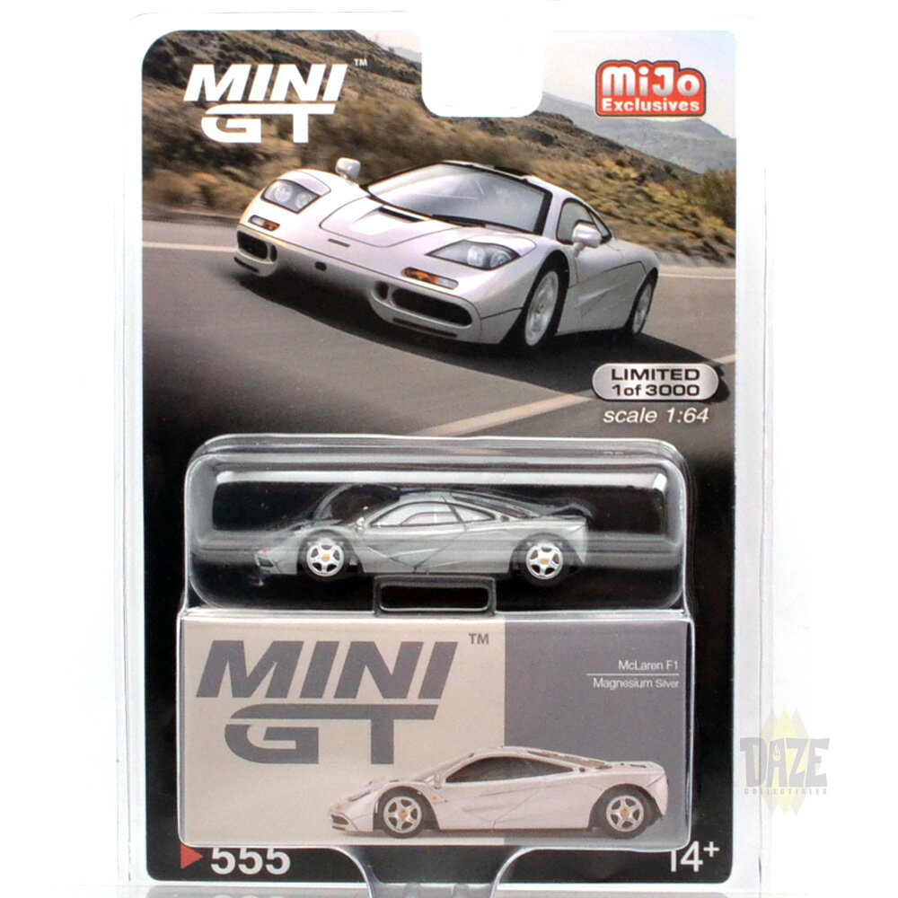 MiJo TOYS - McLAREN F1 (MAGNESIUM SILVER) CHASE 