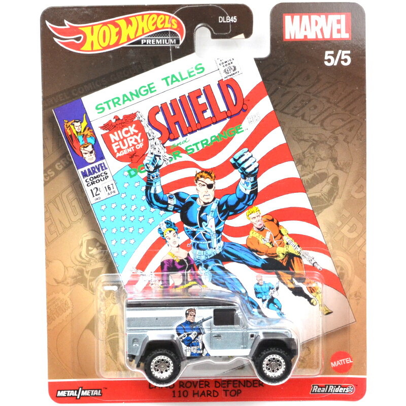 HOT WHEELS - POP CULTURE SERIES　MARVEL COMICS - LAND ROVER DEFENDER 110 HARD TOP　マーベル・コミックス - ランドローバー・ディフェンダー　110 ハードトップ