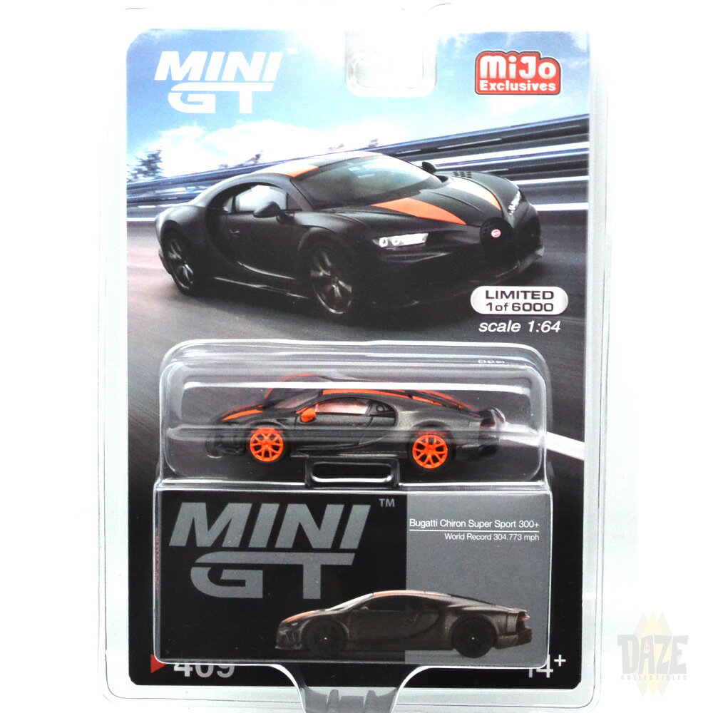 MiJo TOYS - BUGATTI CHIRON SUPER SPORT 300+ WORLD RECORD 304.773 mph (...