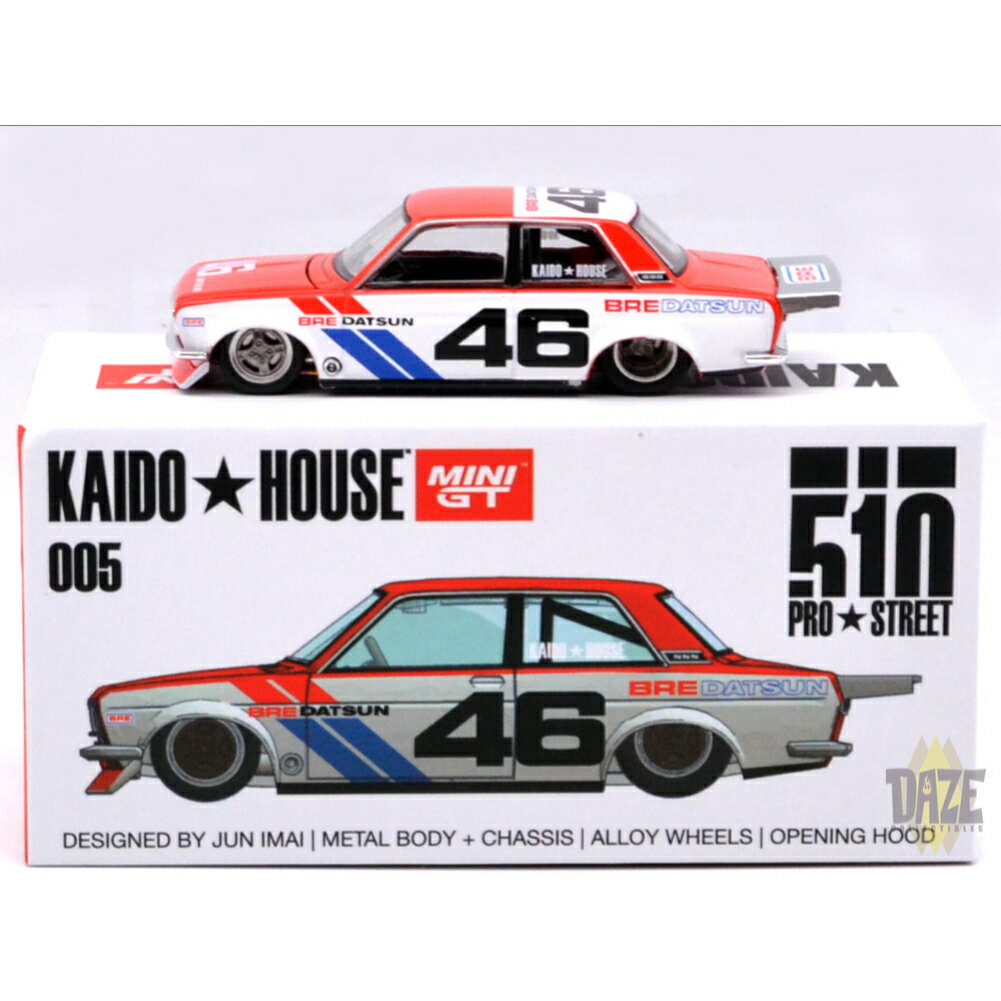 KAIDO HOUSE 1971 DATSUN 510 PRO STREET- BRE 46 Version 2 MiJo限定 - 街道はうす 1971 ダットサン 510 プロストリート - KDO510