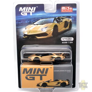 MiJo TOYS - LAMBORGHINI AVENTADOR SVJ ROADSTER (ORO ELIOS)アメリカ MiJo Toys 限定 ランボルギーニ・アベンタドール SVJ ロードスター (ゴールド)- 左ハンドル仕様