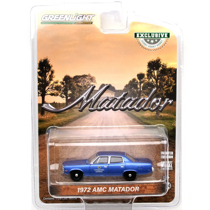 GREENLIGHT 1972 AMC MATADOR - UNITED STATES MARSHALL 1972 AMC マタドール - ユナイテッドステーツ・マーシャル(3)