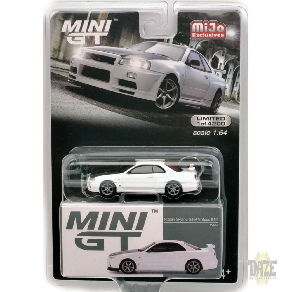 DAZE COLLECTIBLES㤨MiJo TOYS - NISSAN SKYLINE GT-R(R34 V-SPEC II N1 (WHITEꥫMiJo Toys  GT-R R34 Vڥå II N1 (ۥ磻ȱϥɥ͡פβǤʤ2,420ߤˤʤޤ