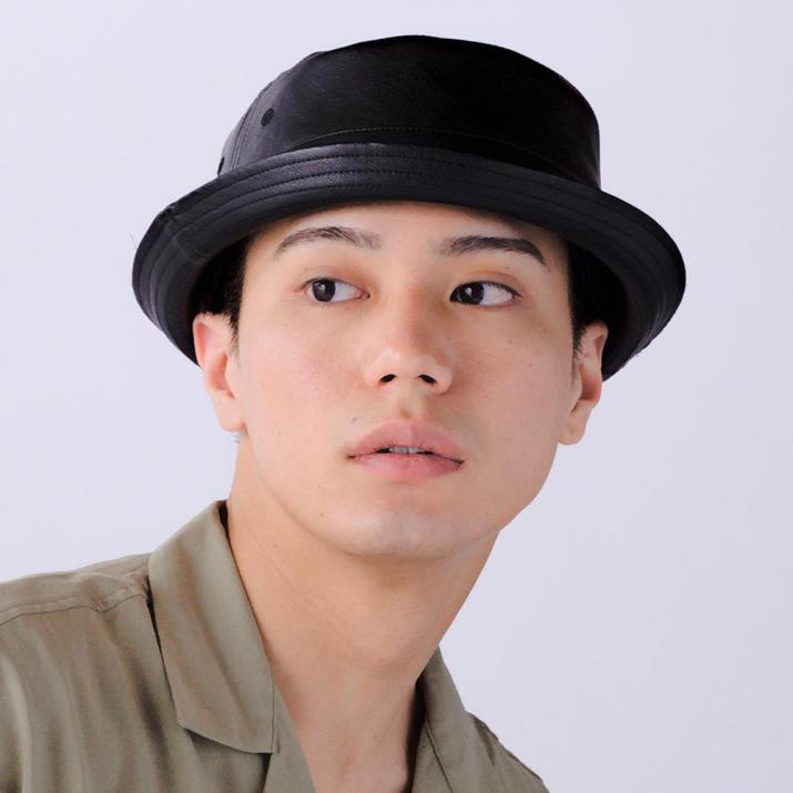 エコレザーポークパイハット ハット レディース 帽子 サファリハット 14+ イチヨン プラス 100546 / chat0865