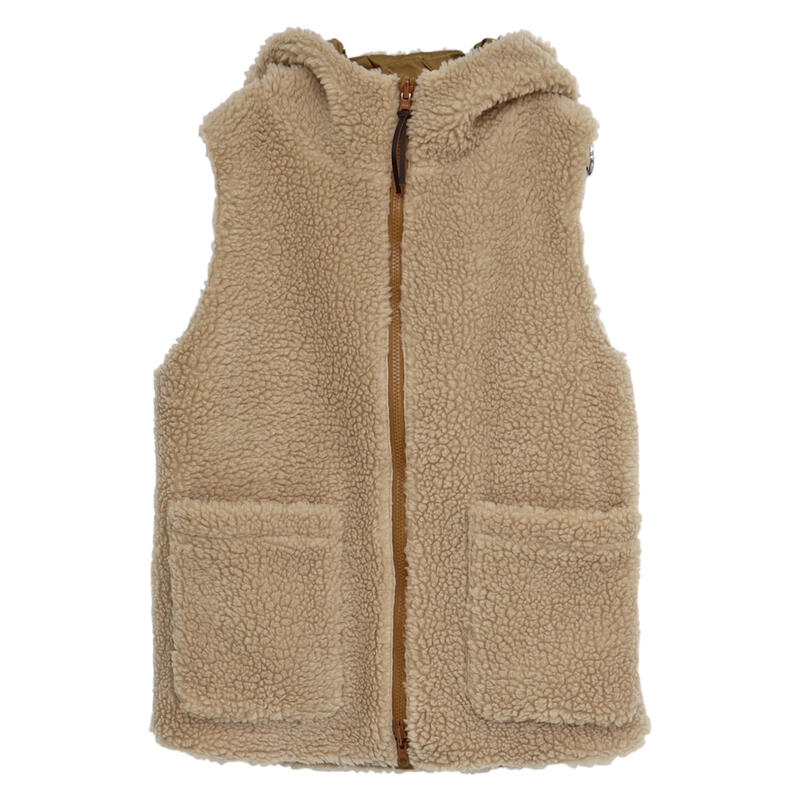 ARMEN アーメン フリース リバーシブル フード付き ベスト  レディース アウター FLEECE / NYLON HOODED REVERSIBLE VEST