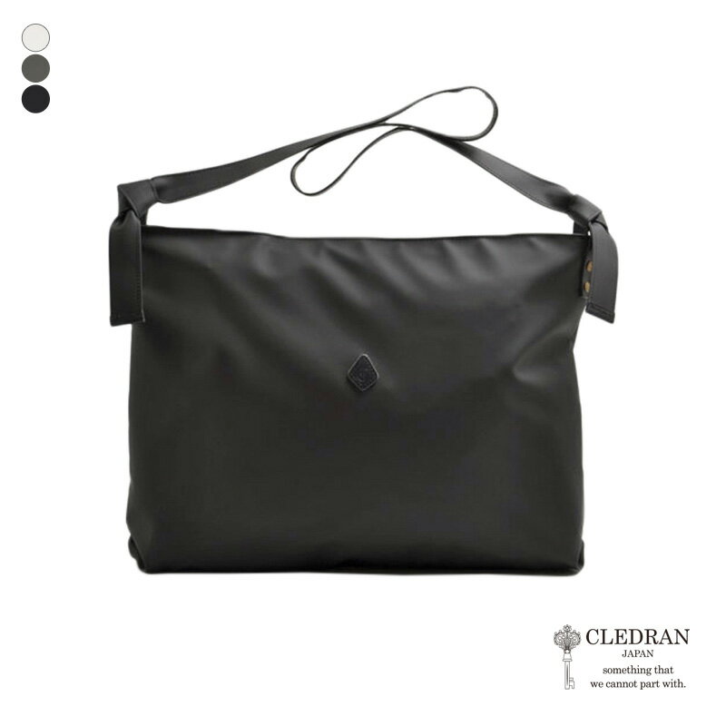 CLEDRAN クレドラン TEMPE ワイドショルダー [CL3586] ユニセックス WIDE SHOULDER テンペ ポリウレタン 軽量 A4対応サイズ 牛革 アウトドア レディース メンズ 男女兼用