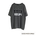 GOOD ROCK SPEED グッドロックスピード THE BEATLES『HELP 』ショートスリーブ Tシャツ 24BTL006W レディース ビートルズ ティーシャツ カットソー プルオーバー オーバーサイズ ゆったり ロックティー バントティー