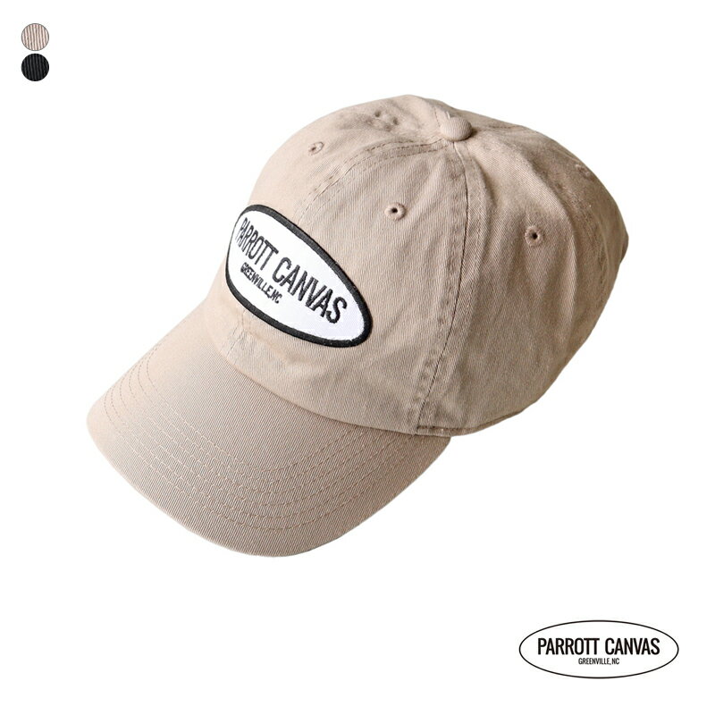 PARROTT CANVAS パロットキャンバス ロゴ キャップ  ユニセックス オールシーズン LOGO CAP 帽子 綿 日よけ UV レディース メンズ 男女兼用 春夏 秋冬