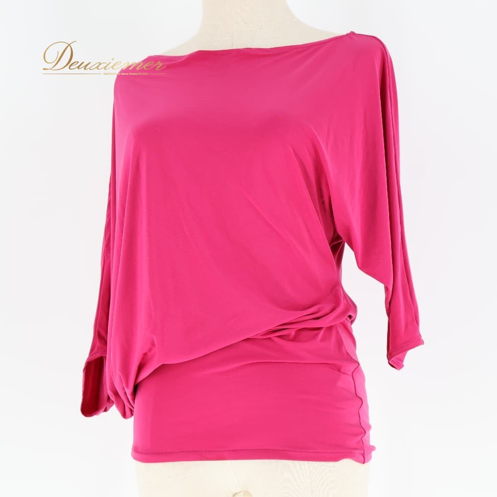 Rakuten - 【中古】 gentil ジャンティ 社交ダンス 衣装 トップス ブラウス パープル系 ピンク系 無地 シンプル 練習 レッスン 鮮やか 伸縮 ストレッチ パーティー ダンス衣装 イベント ステージ 特徴的 Mサイズ E003-2510701006082